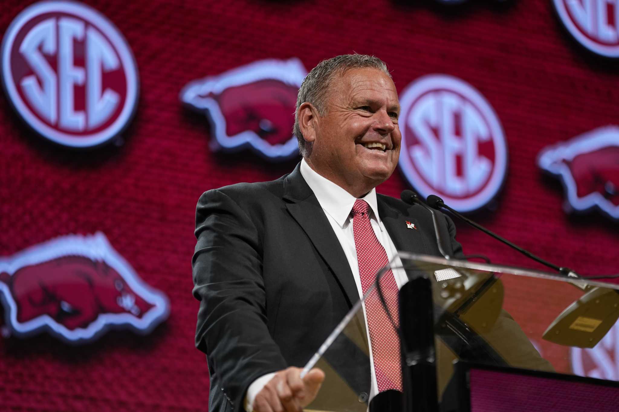 SEC Media Days Sam Pittman