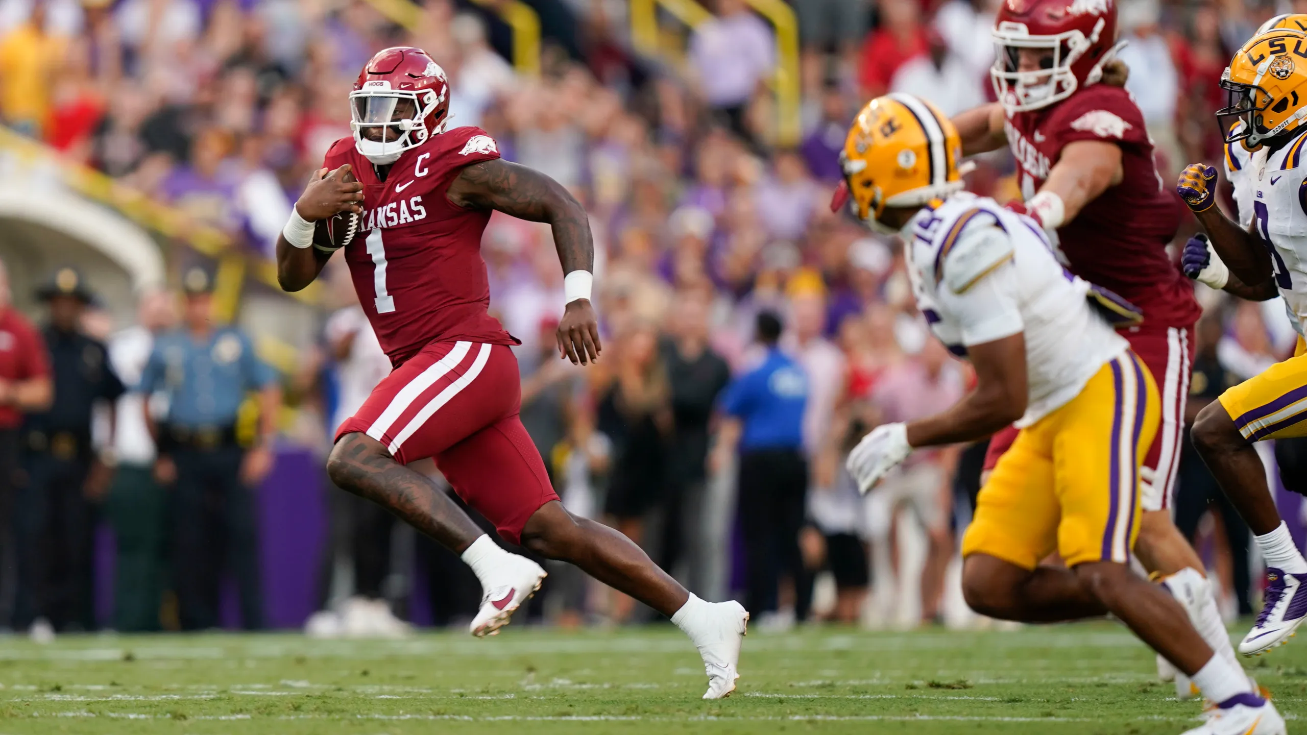 INSTANT REPLAY: Late touchdown gives Hogs' KJ Jefferson 2 records