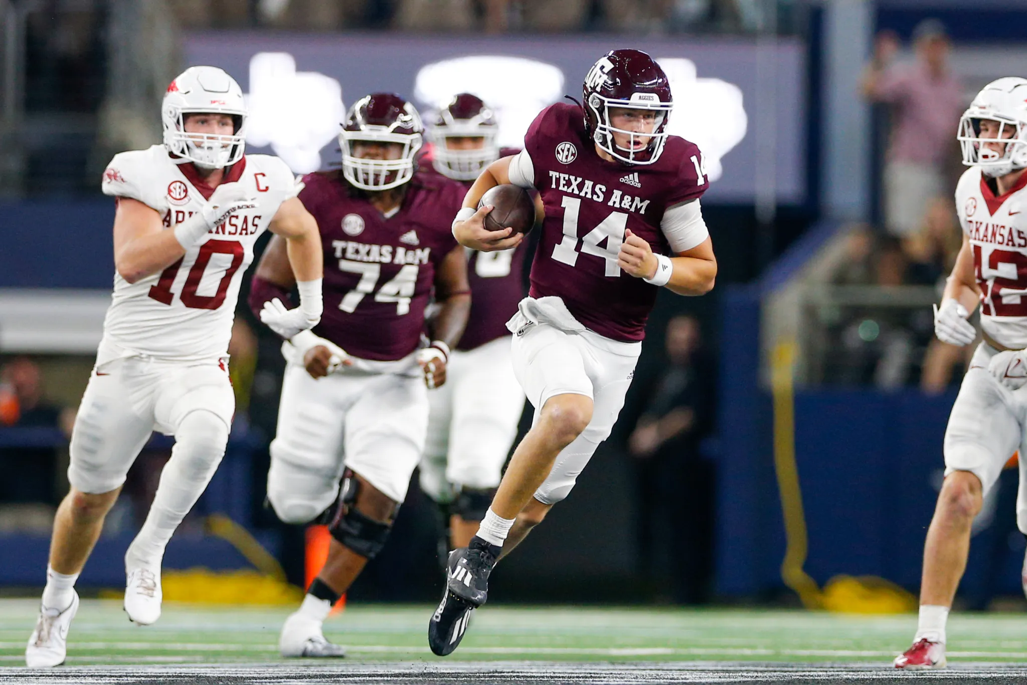 Aggies Football: Texas A&M's Evan Stewart lands in Top 10 WR rankings